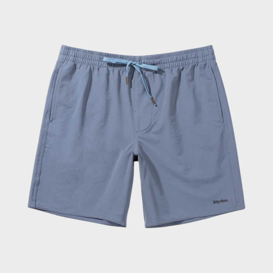 Rhythm Men's Textured Beach Jam Shorts - Slate