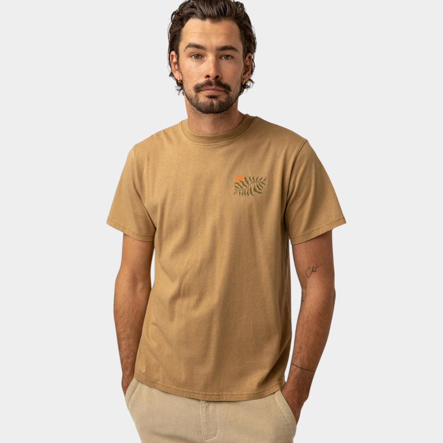 Rhythm Fern Short Sleeve T-Shirt - Incense