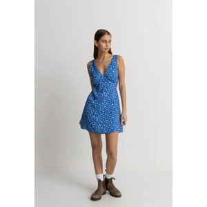Rhythm Elodie Floral Mini Dress - Blue