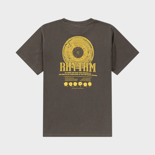 Rhythm Record Vintage Short Sleeve  T-Shirt - Black