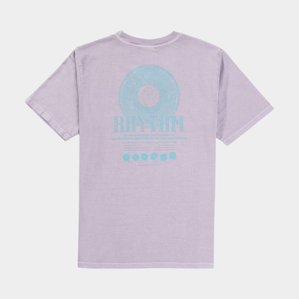 Rhythm Record Vintage Short Sleeve  T-Shirt - Plumb