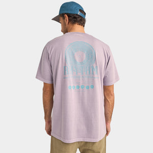 Rhythm Record Vintage Short Sleeve  T-Shirt - Plumb