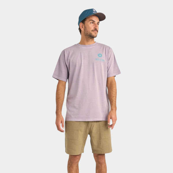Rhythm Record Vintage Short Sleeve  T-Shirt - Plumb