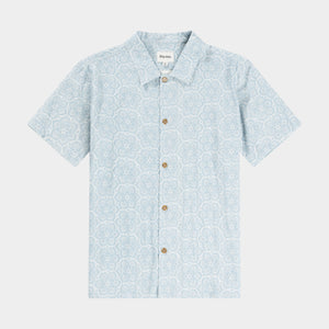 Rhythm Vera Short Sleeve Shirt - Sky