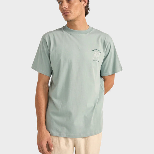 Rhythm Men's Freedom Short Sleeve T-shirt - Sea Foam