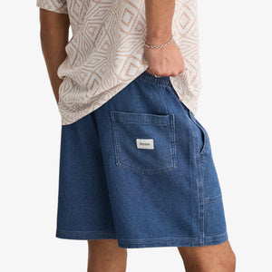 Rhythm Textured Wale Jam - Washed Indigo