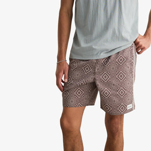 Rhythm Mosaic Heritage Beach Short - Latte