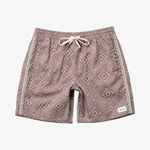Rhythm Mosaic Heritage Beach Short - Latte