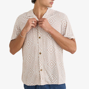 Rhythm Mosaic Short Sleeve Shirt - Tabaco