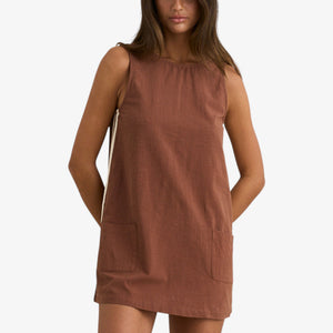 Rhtyhm Hanalei Mini Dress - Chocolate