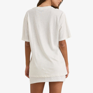 Rhythm Wildflower Oversized T-Shirt - Vintage White