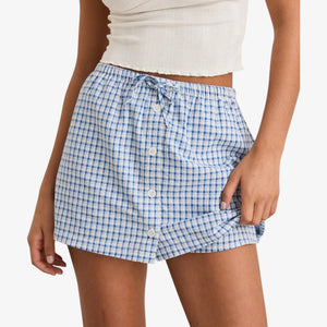Rhythm Lola Check Skort - Blue
