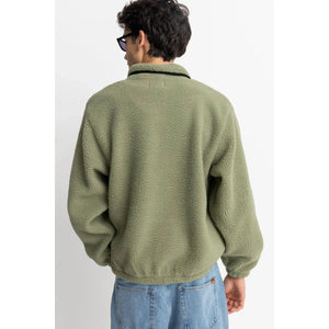 Rhythm Men's Sherpa Pullover - Sage