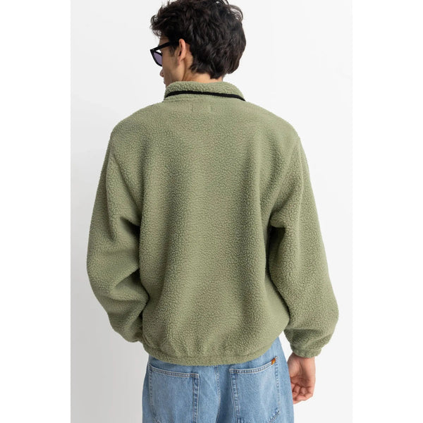 Rhythm Men's Sherpa Pullover - Sage