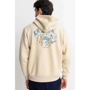 Rhythm Men's Natural Harmony Fleece Hoodie - Sand