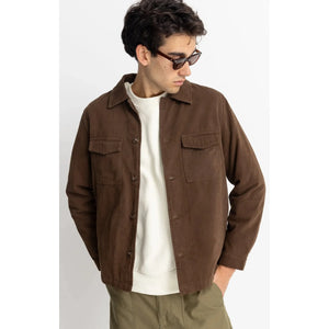 Rhythm Men's Insulated Overshirt - Chocolate