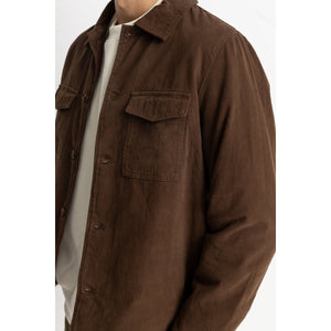 Rhythm Men's Insulated Overshirt - Chocolate