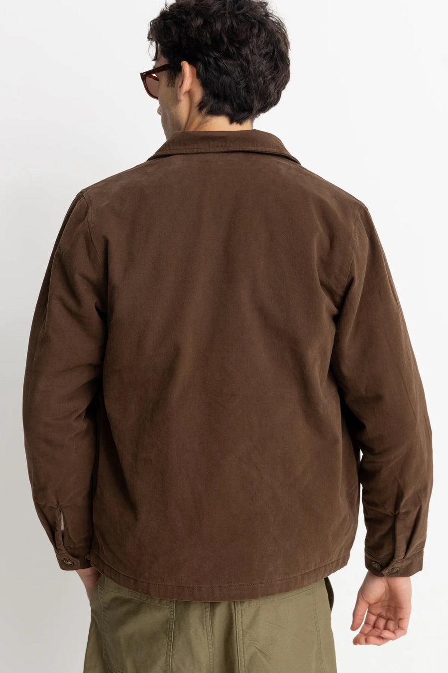 Rhythm Men's Insulated Overshirt - Chocolate