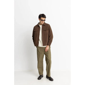 Rhythm Men's Insulated Overshirt - Chocolate