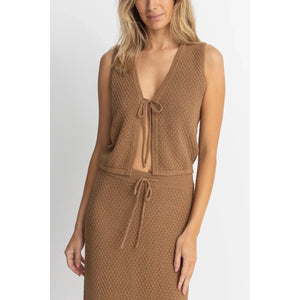 Rhythm Women's Jossie Knit Vest - Chocolate
