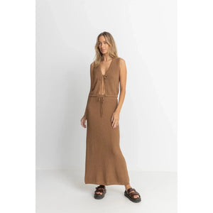 Rhythm Women's Jossie Knit Vest - Chocolate
