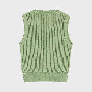 Rhythm Shell Beach Sweater Vest - Sage