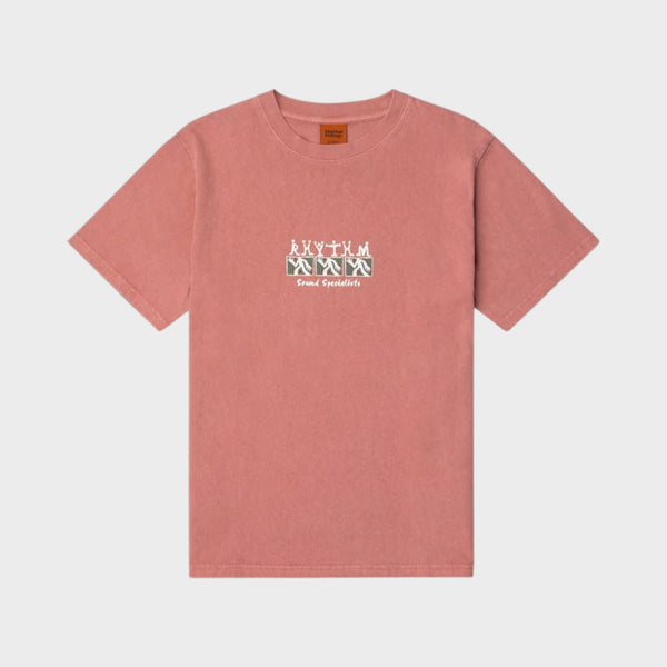 Rhythm Men's Sound Specialist Vintage Short Sleeve T-Shirt - Dusty Rose