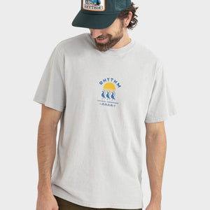 Rhythm Men's Natural Vibrations Vintage Short sleeve T-Shirt - Stone