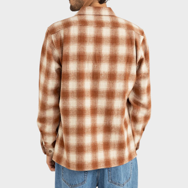 Rhythm Men's Bison Long Sleeve - Tobacco