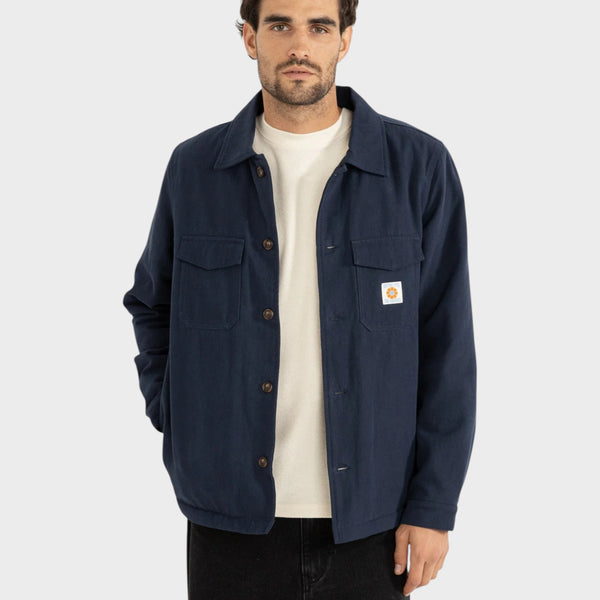 Rhythm Men's Sherpa Lined Work Fleece - Navy