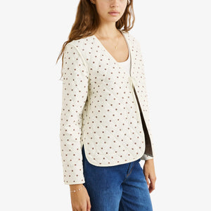 Rhythm London Check Reversible Quilted Jacket - Chocolate