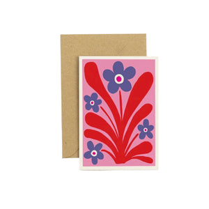 Wald Greeting Card - Blumen Pop