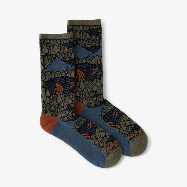 Kavu Moonwalk Socks - Sasquatch Night