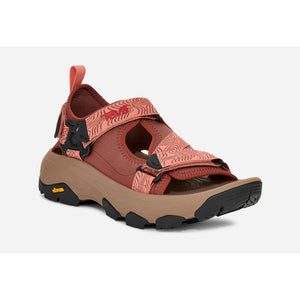 Teva Women's Grandview Max Sandal - Mahogany/ Blooming Dahlia