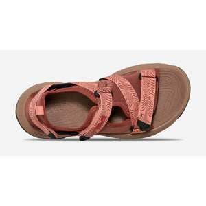 Teva Women's Grandview Max Sandal - Mahogany/ Blooming Dahlia