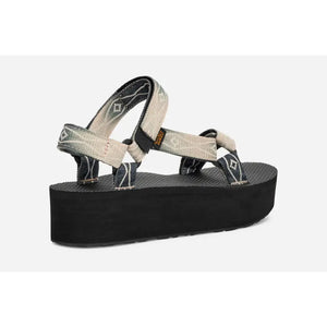 Teva Women's Flatform Universal Sunscape - Waterless Black / Cream