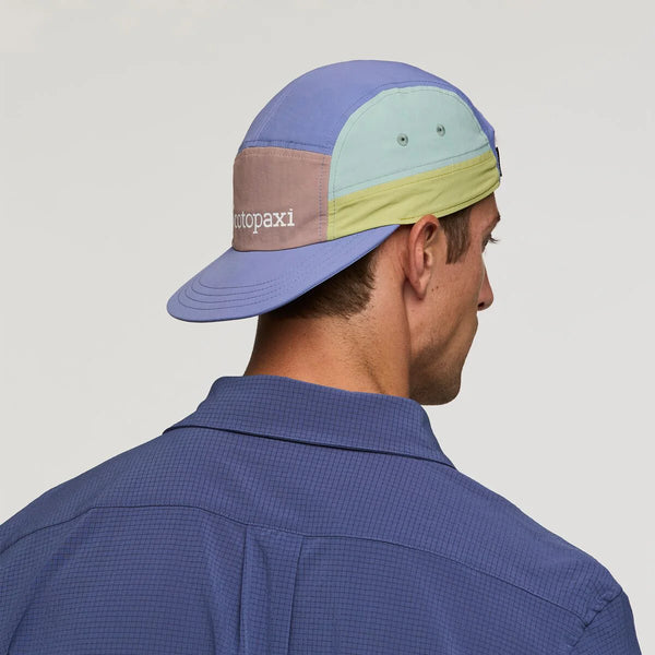 Cotopaxi Tech 5-Panel Hat - Reishi and Blue Smoke