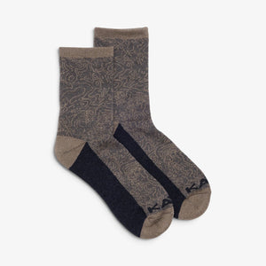 Kavu Robot Socks - Olive Topo