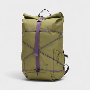 Elliker Dayle Roll Top Backpack - Khaki