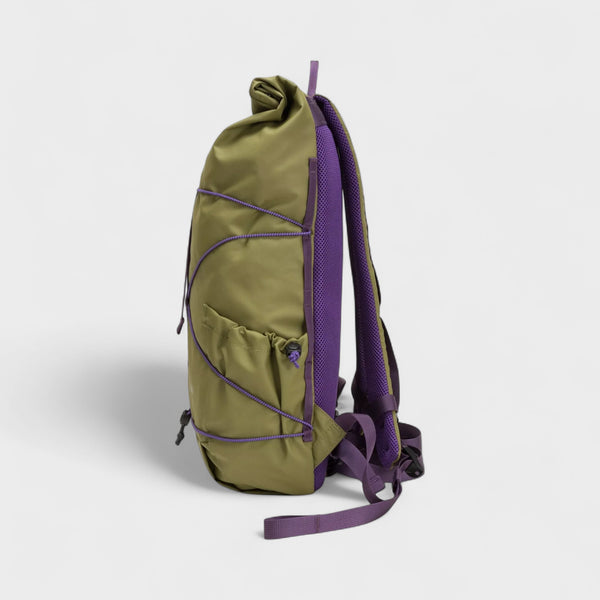 Elliker Dayle Roll Top Backpack - Khaki
