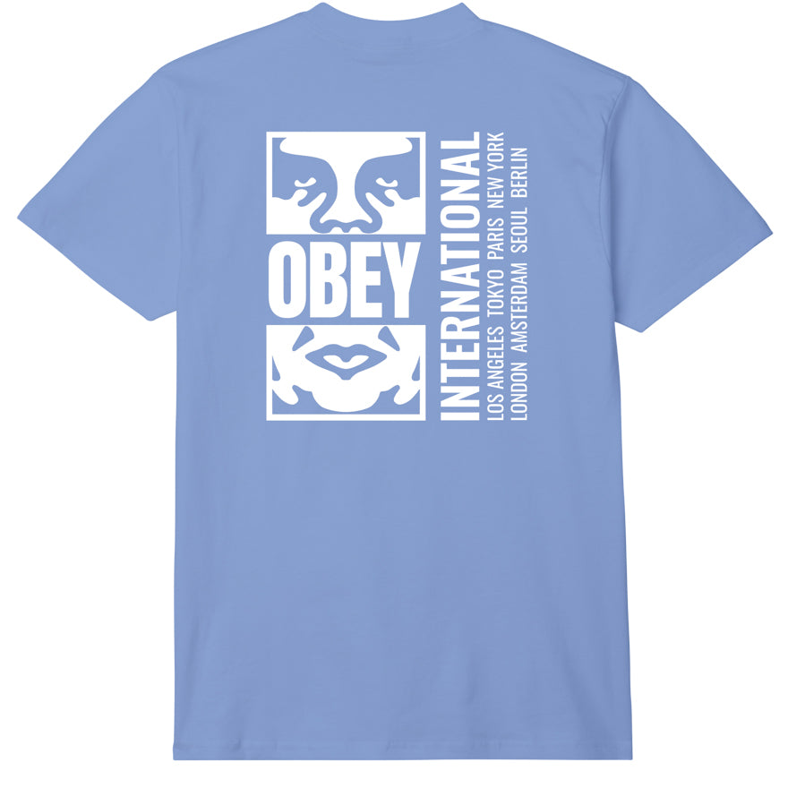 OBEY Icon Split T-Shirt - Digital Violet