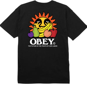 OBEY The Future Is The Fruits Of Our Labor T-Shirt - Black