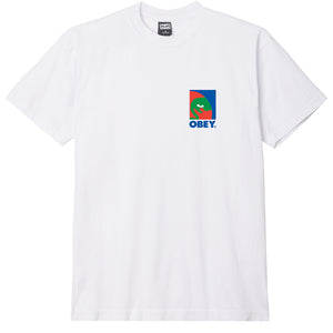 OBEY Circular Icon T-Shirt - White