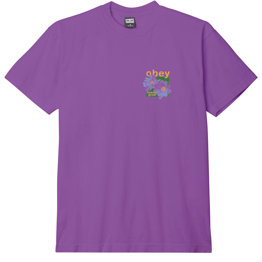 OBEY Seeds Grow T-Shirt - Dewberry