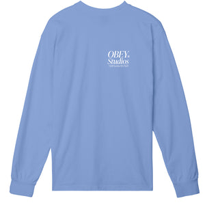 OBEY Studios Icon Longsleeve T-Shirt - Hydrangea