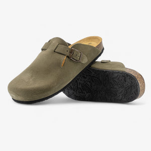 Plakton Blog Mens Clog - Light Khaki Afelpado Grueso