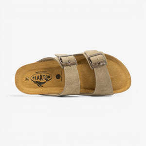 Plakton Barna Mens Sandal - Ceniza Serraje Top