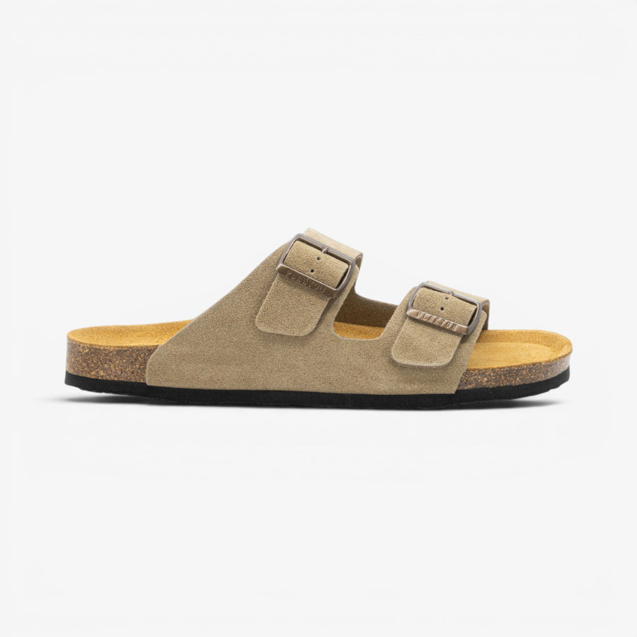 Plakton Barna Mens Sandal - Ceniza Serraje Top