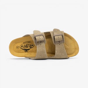 Plakton Beta Womens Sandal - Ceniza Serraje Top