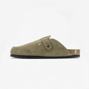 Plakton Blogg Womens Clog - Light Khaki Afelpado Grueso